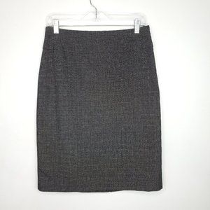 212 Collection Black White Career Pencil Skirt Size 6